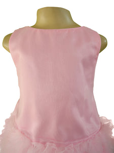 Faye Pink Ruffled Dress for girls