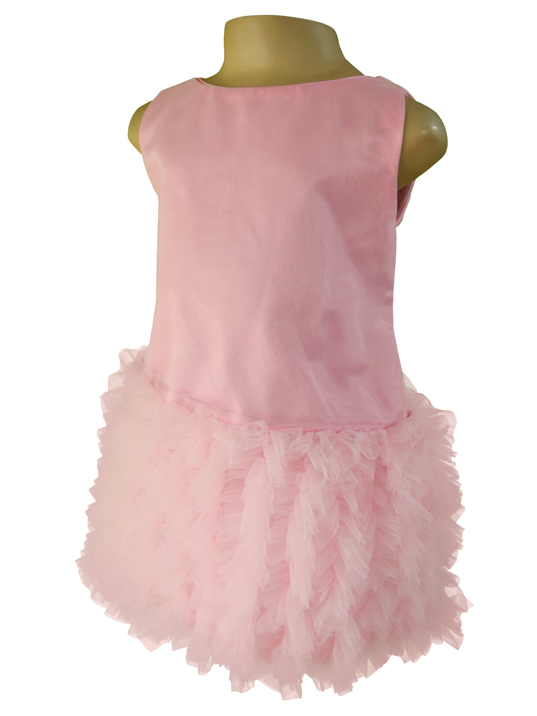 baby girl dress_Faye Pink Ruffled Dress