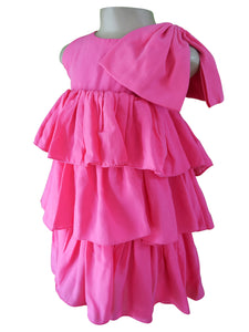 Faye Pink Tiered Dress kid girls