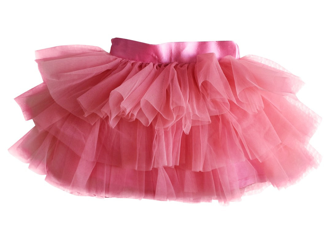 Tutu Skirt_Faye Pink Tiered Skirt
