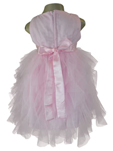 Girls Dress_Faye Pink Waterfall Dress