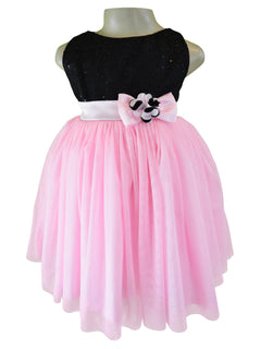 Baby Dress_Faye Pink & Black Dress