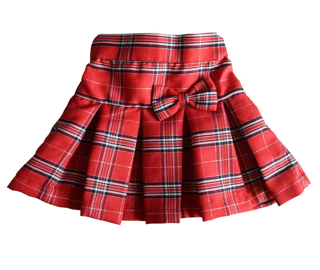 Share 82+ red checkered skirt best