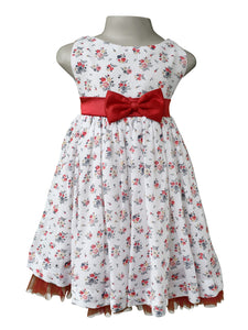 Cotton Dress_Faye Red Floral Print Dress