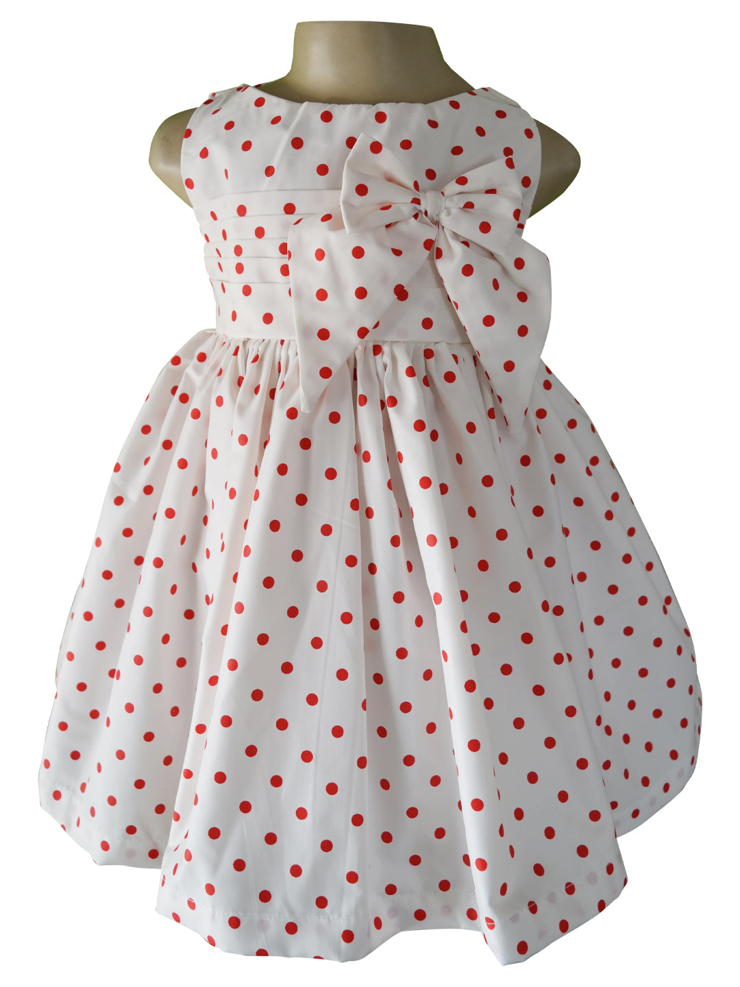 Grey Polka Dots Dress - Pastelshades