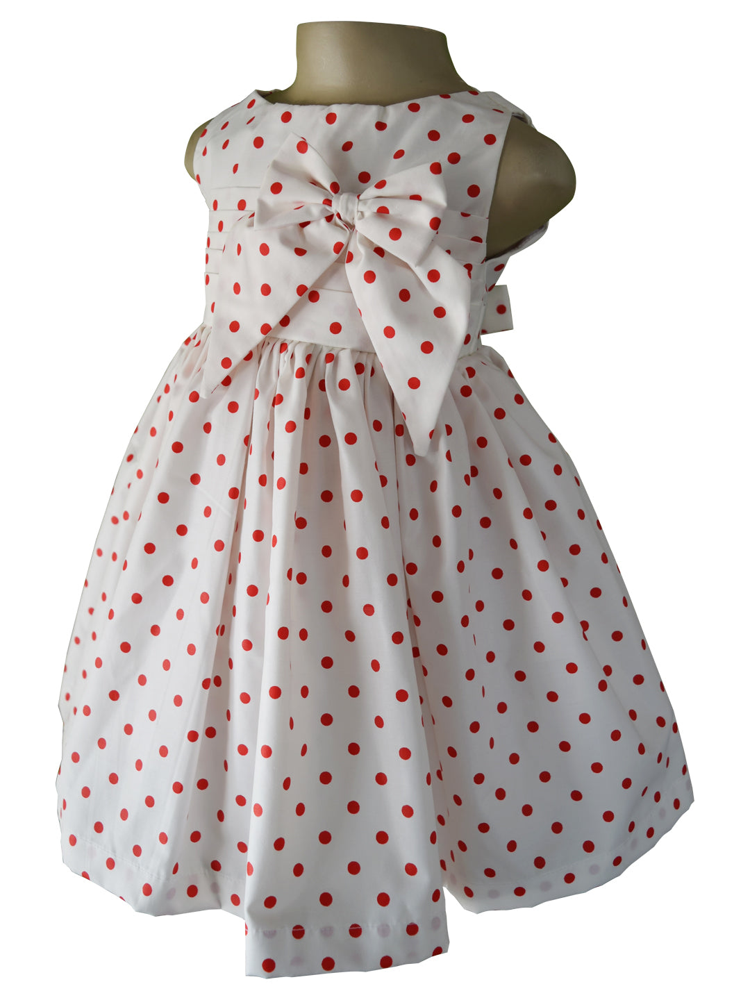 Dress for Kids_Faye Red Polka Dot Dress