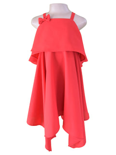 Party dress for girls_Faye Red Strappy Dress