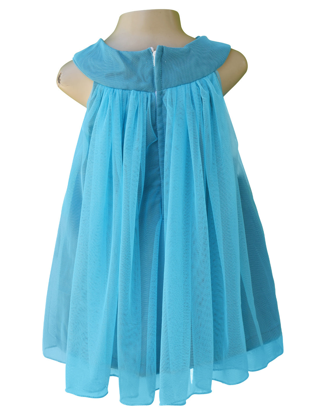 Kids wear Faye Sky Blue Net Swing Dress