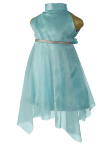 Party Dress for Girls | Faye Sky blue Sparkle Dress