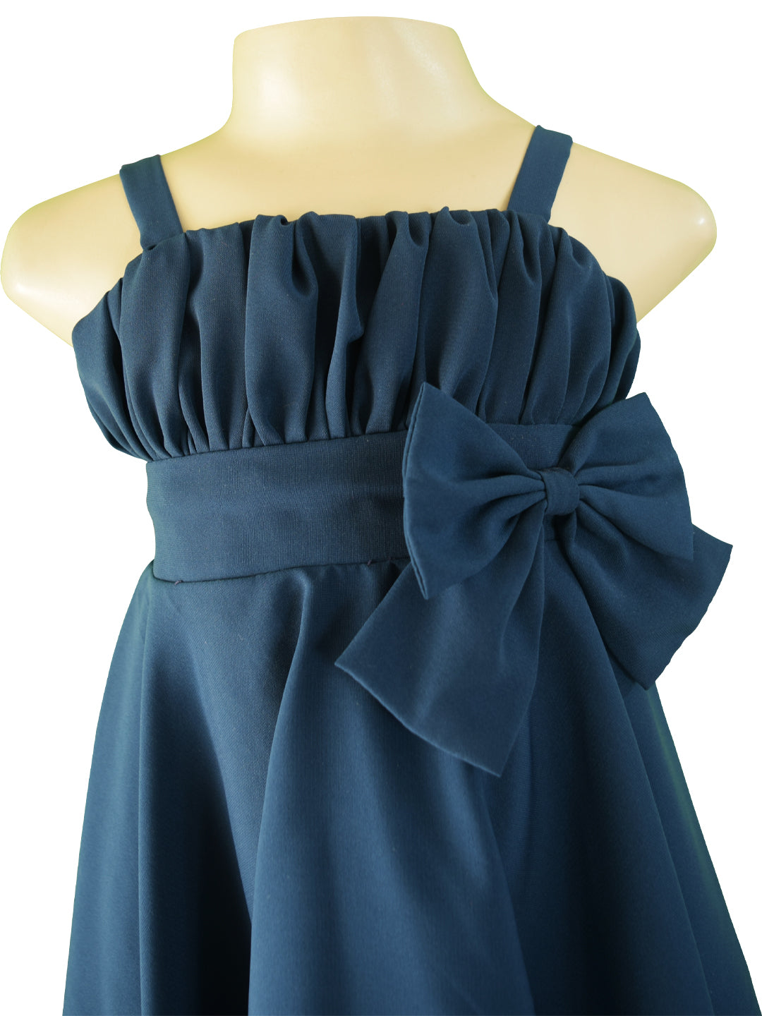Dress for Kids_Faye Teal Green Strappy Dress