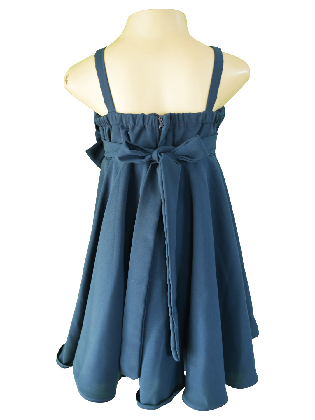 Faye Teal Green Strappy Dress for girls