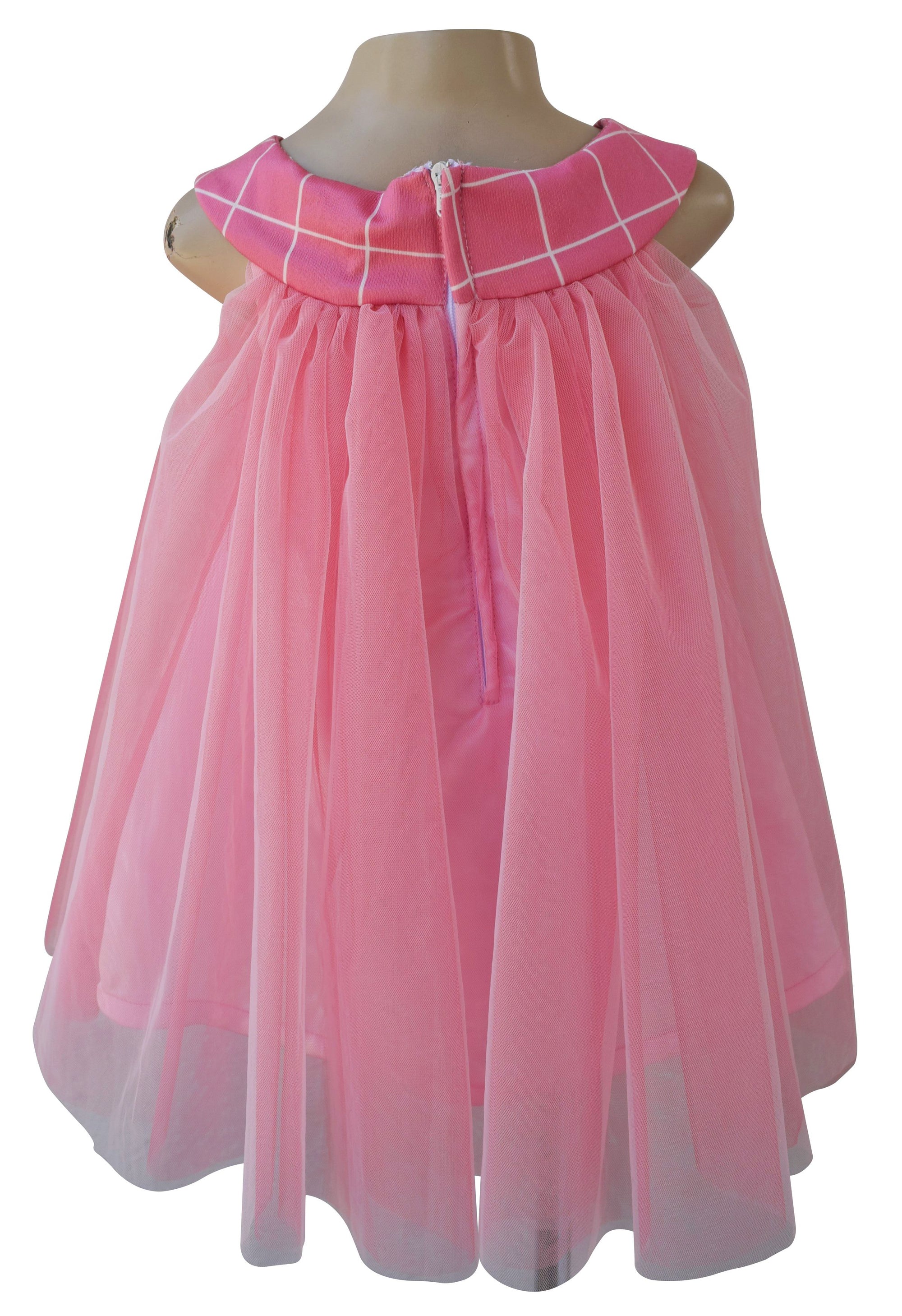 Faye Two-tone Pink Dress for kids