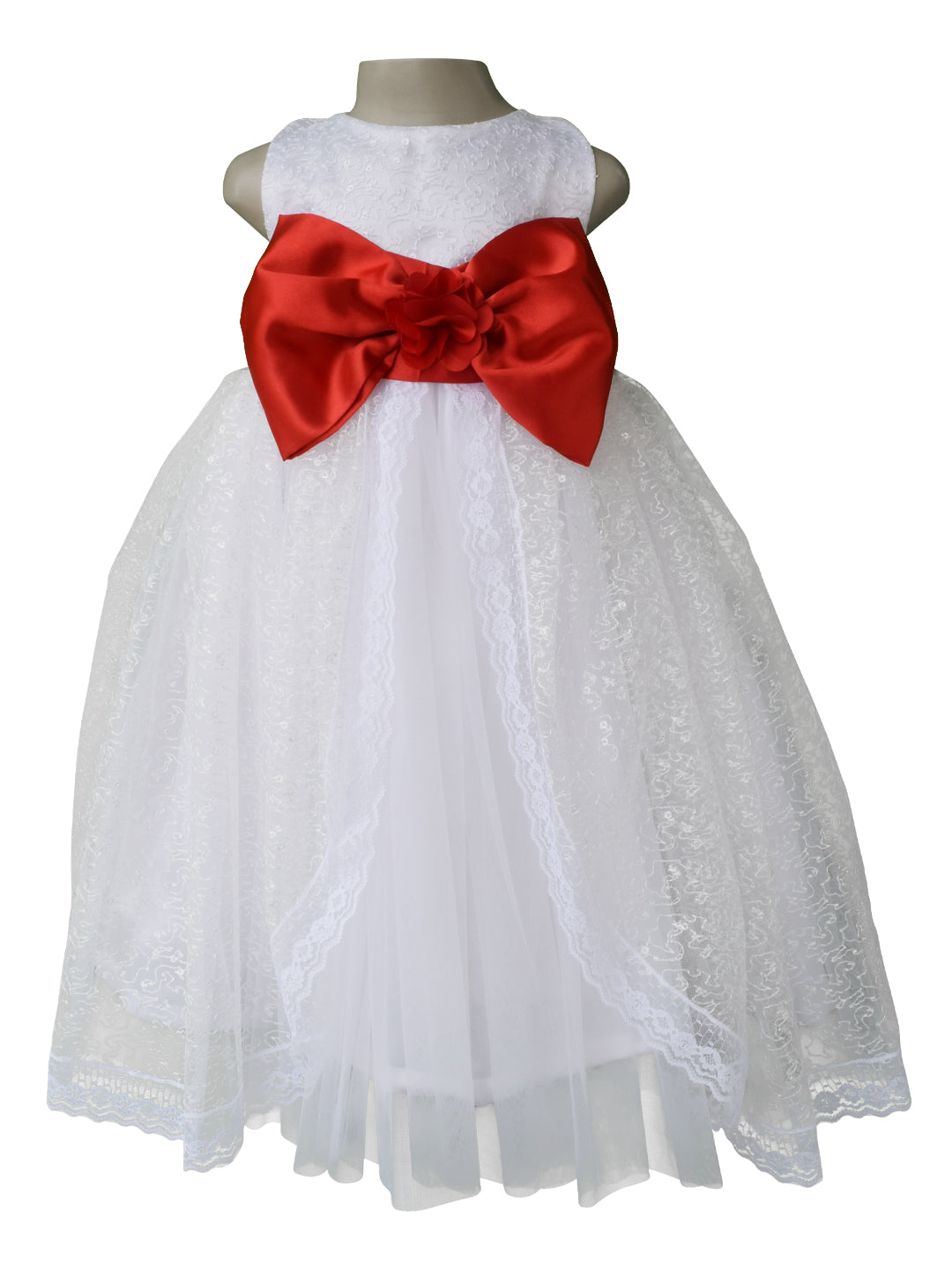 Vintage Flower Girl Dress: Red Crystals, Tulle Sheer Neck, Perfect For  Christmas, Birthday & Christening From Chic_cheap, $84.58 | DHgate.Com