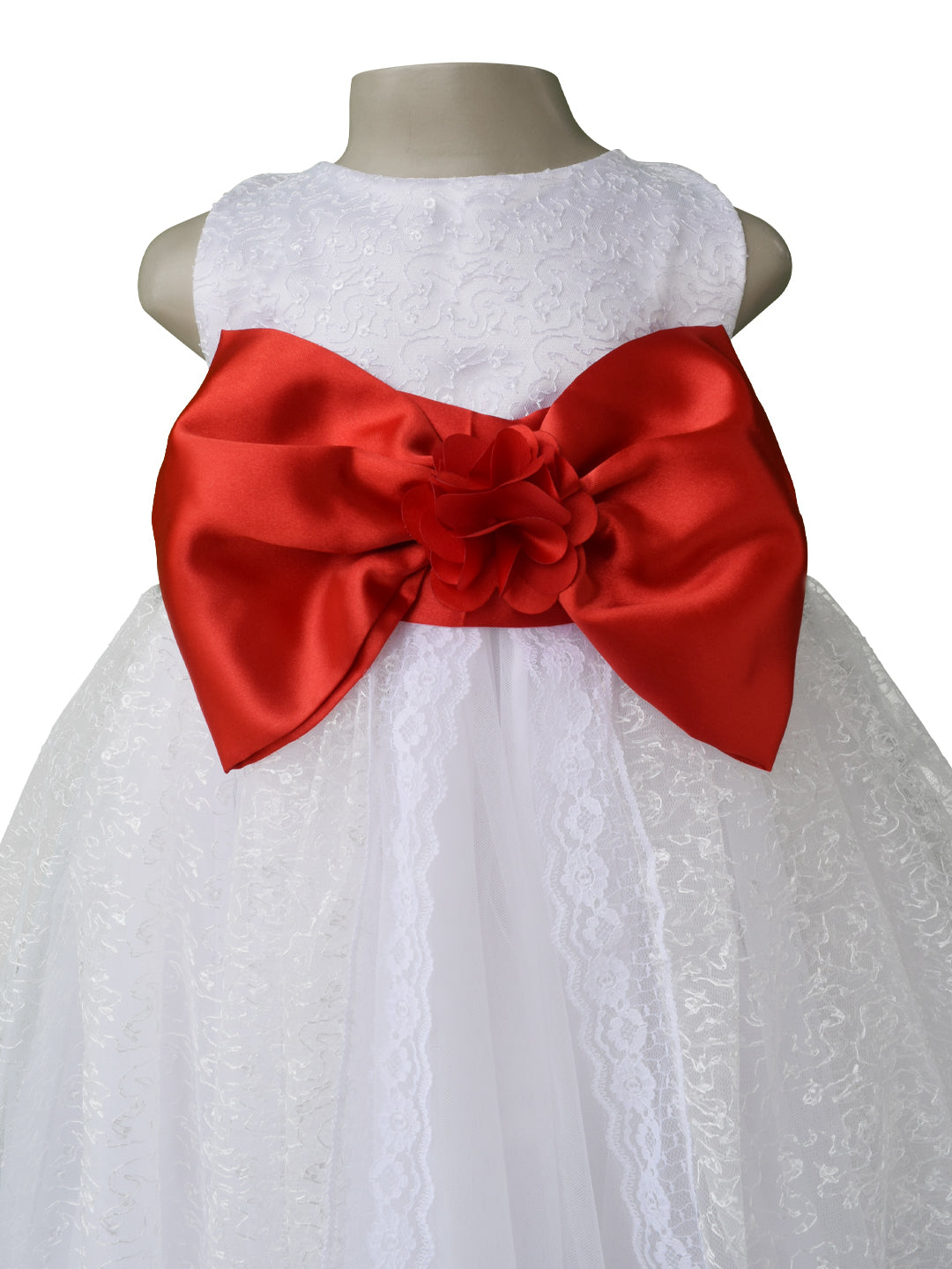 Kids Gown with red bow_faye