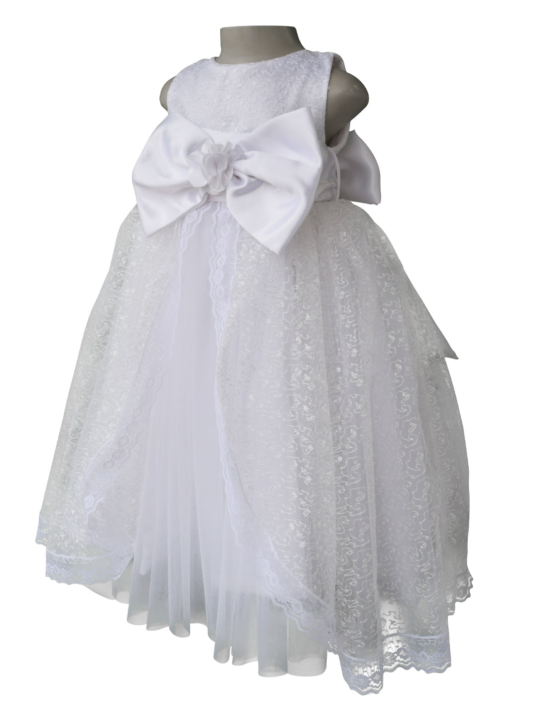 Regal SEQUINED Christening gown | Girls Christening gown | Baby girl b |  Caremour