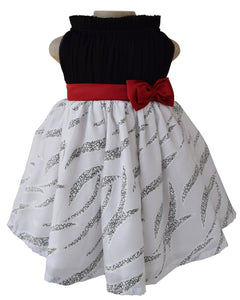 baby dress_Faye Black Collar Party Dress