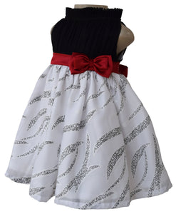 Faye Black Collar baby Dress