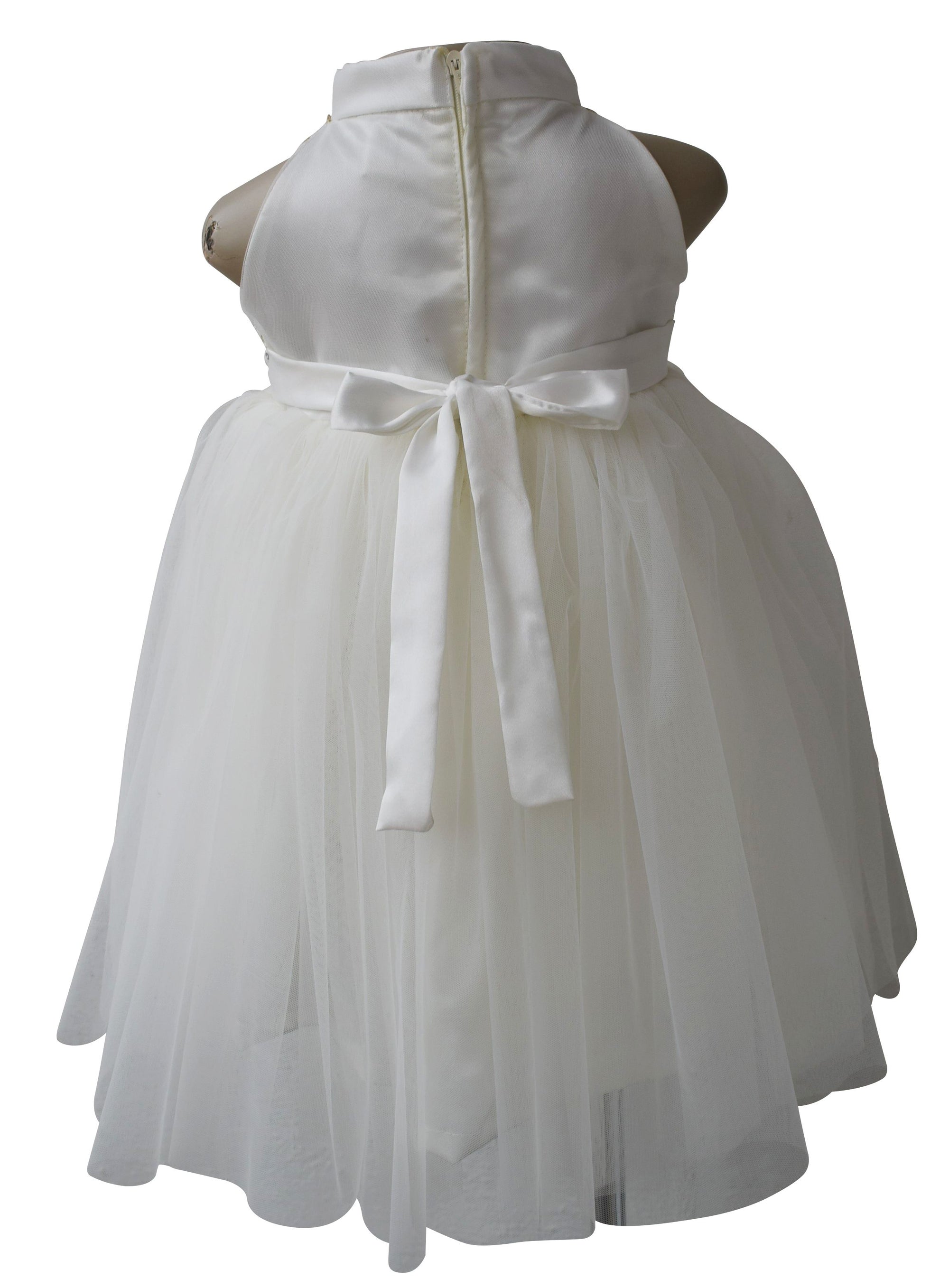 Cream Sequin Dress