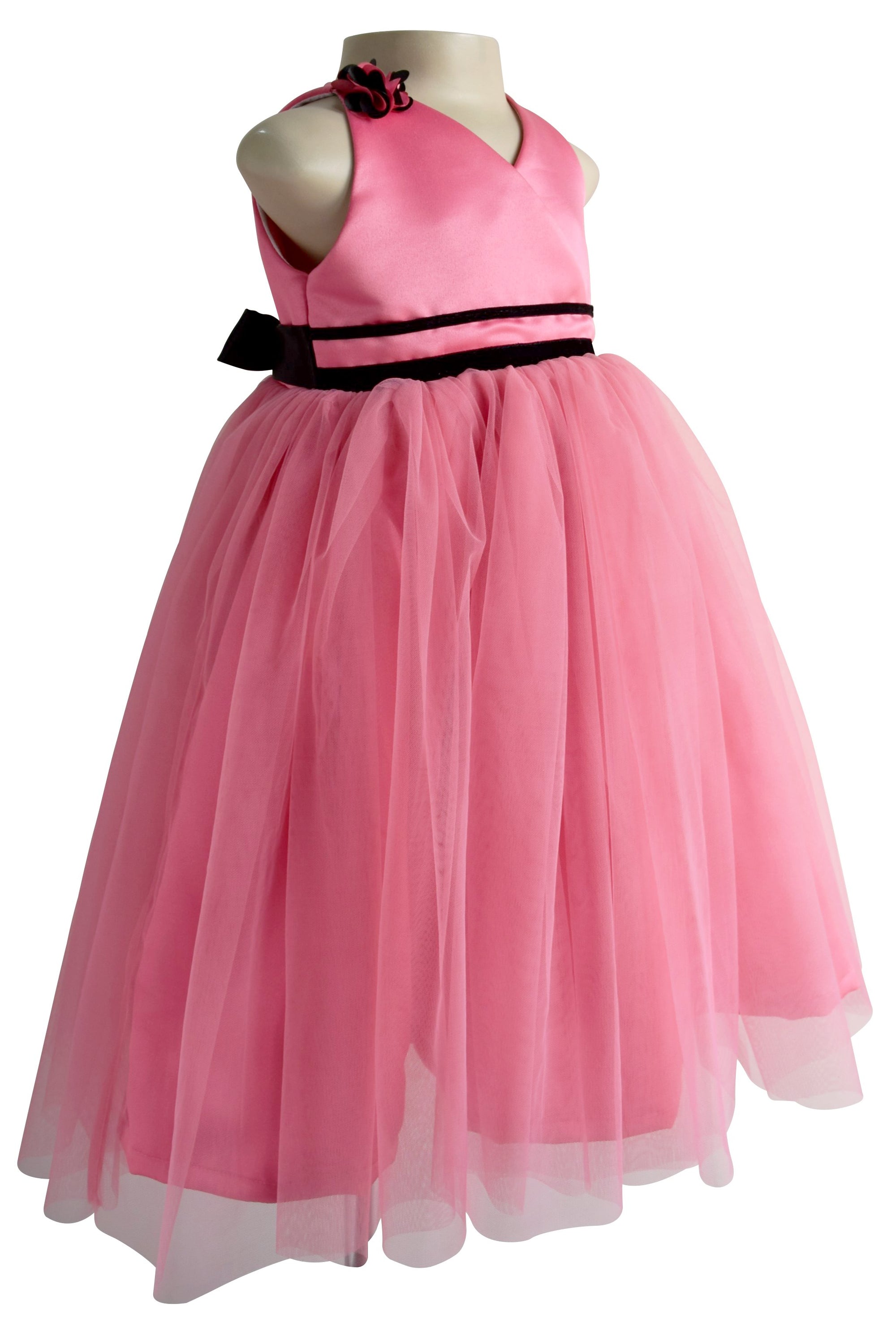 Onion Pink Ribbon Party Gown