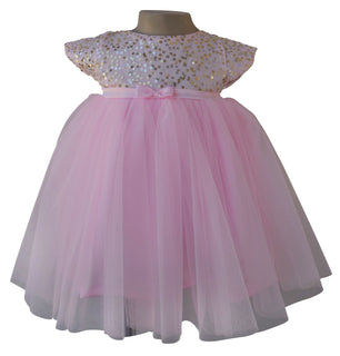 Kids Dress_Pink Sequin Dress_Faye