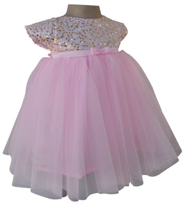 Baby Girl Dress_Pink Sequin Dress_Faye