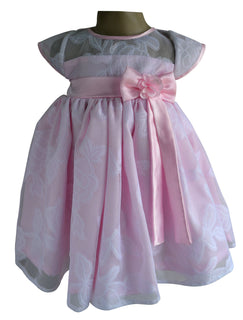 Faye Pink & White lace Party Dress for girls