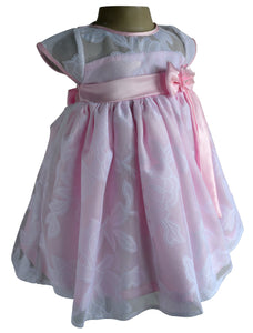Faye Pink & White lace Dress for Girls