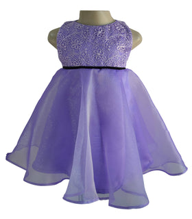 Dress for girls_Faye Purple Tissue Dress