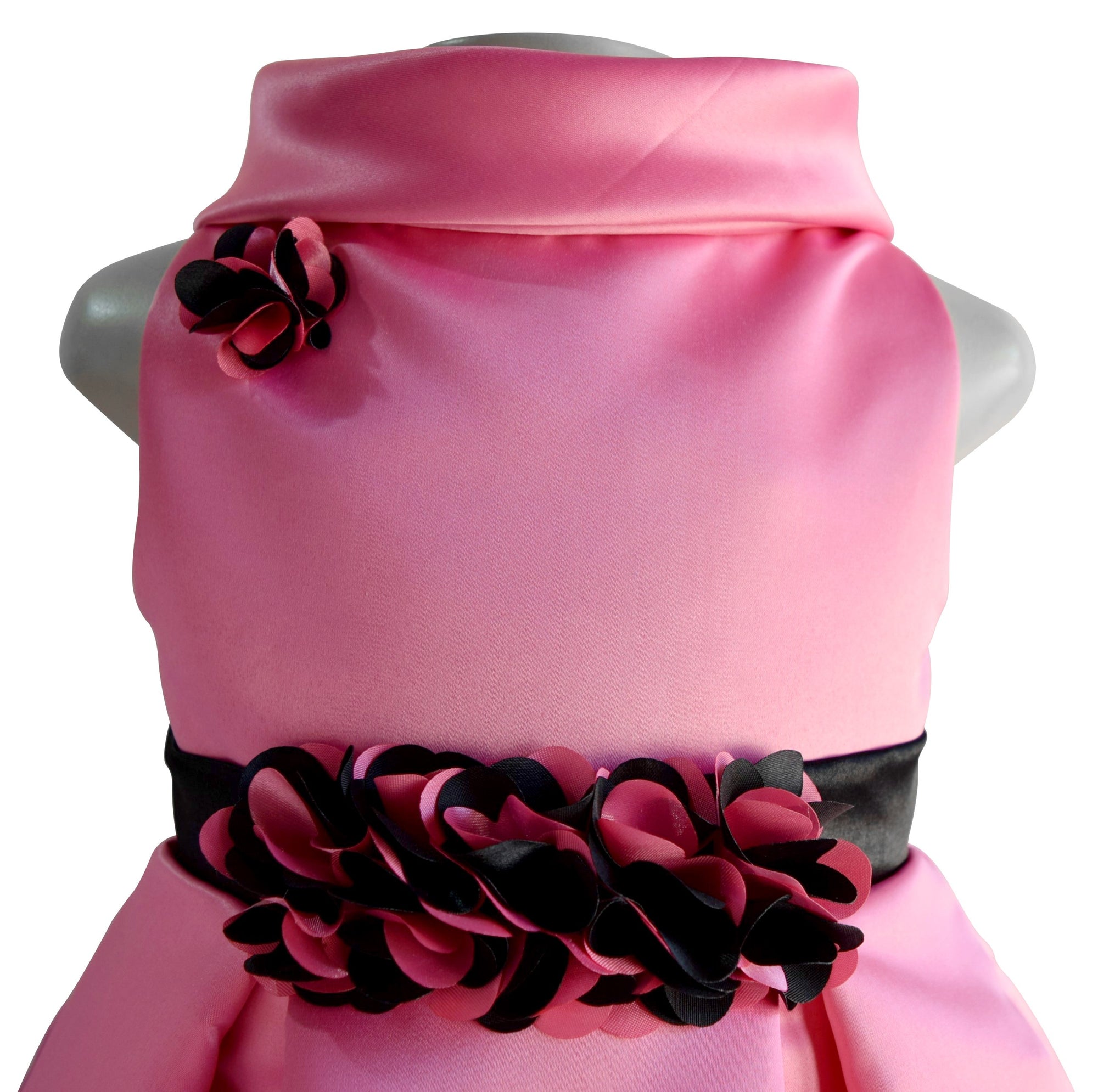 Vintage Hot Pink Satin Midi-length Prom Dress,Hot Pink Formal Gown Y40 –  Simplepromdress