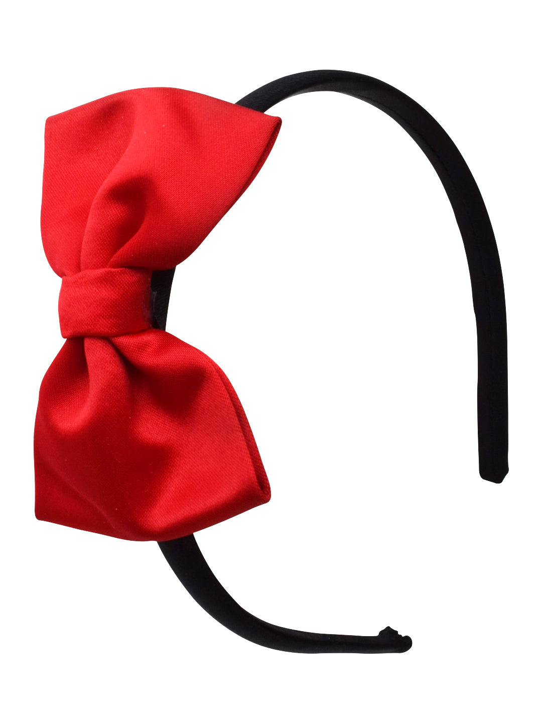 Red Bow on Black Satin