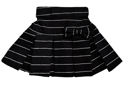 YONGHS Kids Girls Pleated Skirt High Ｗaist Tennis Skater School Uniform  A-Line Mini Skirt with Safety Shorts Black 6-7 - Walmart.com